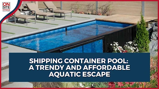 Shipping container deals pool cost