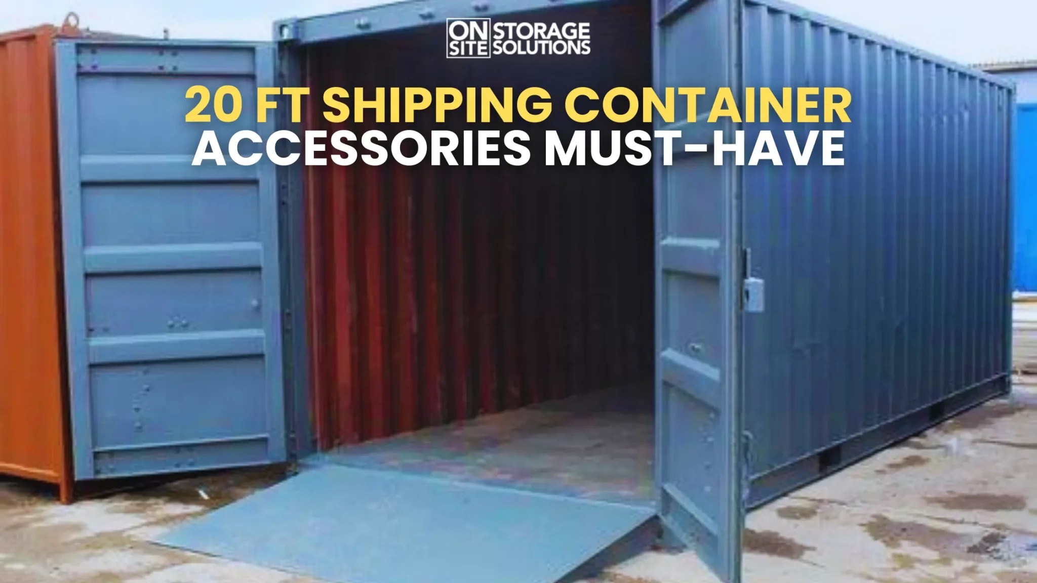 Top Container full of accessories