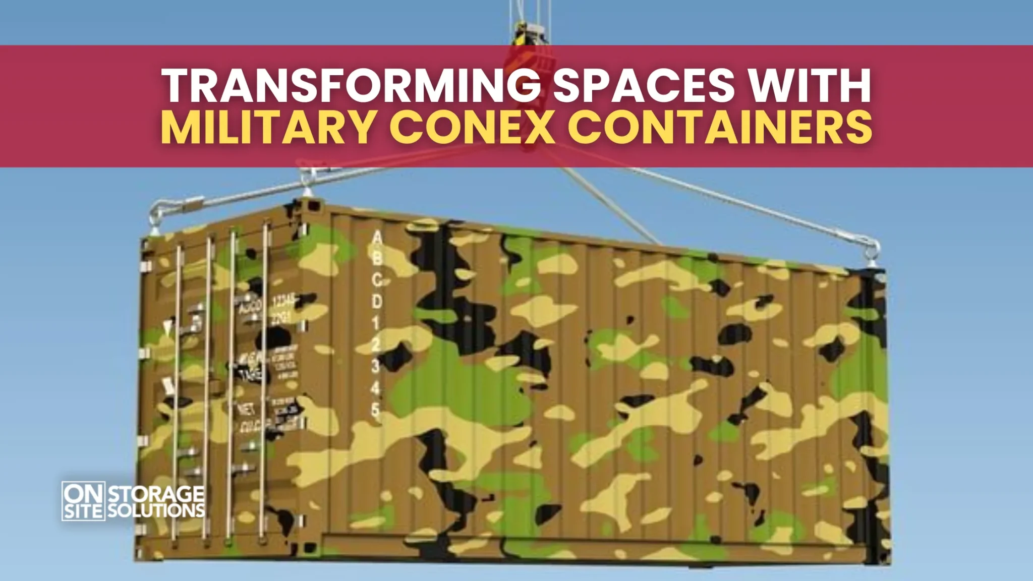 Transforming Spaces with Military Conex Containers