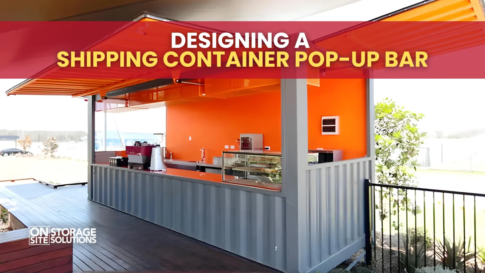 Designing a Shipping Container Pop-Up Bar