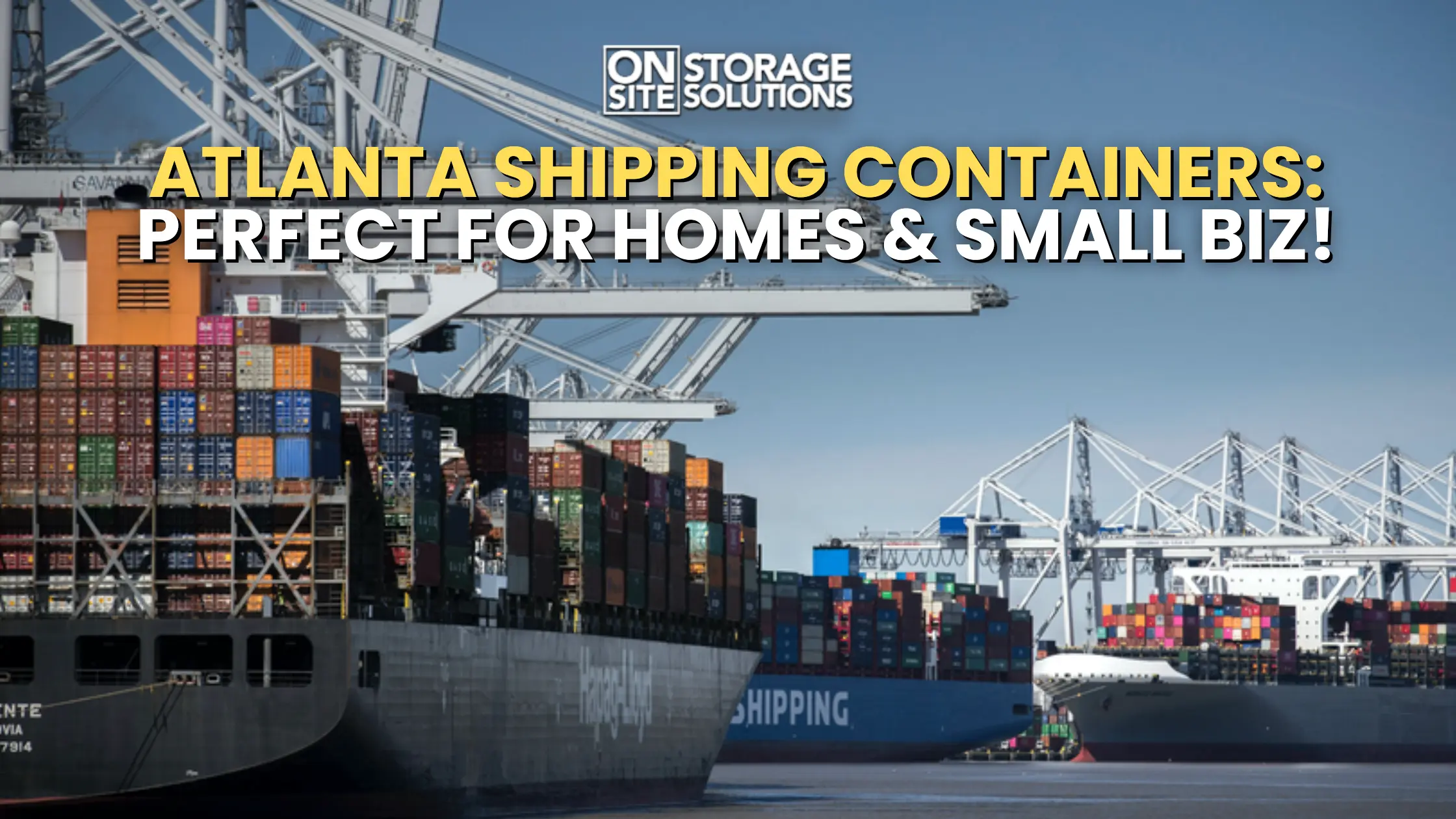 Atlanta Shipping Containers: Perfect for Homes & Small Biz!