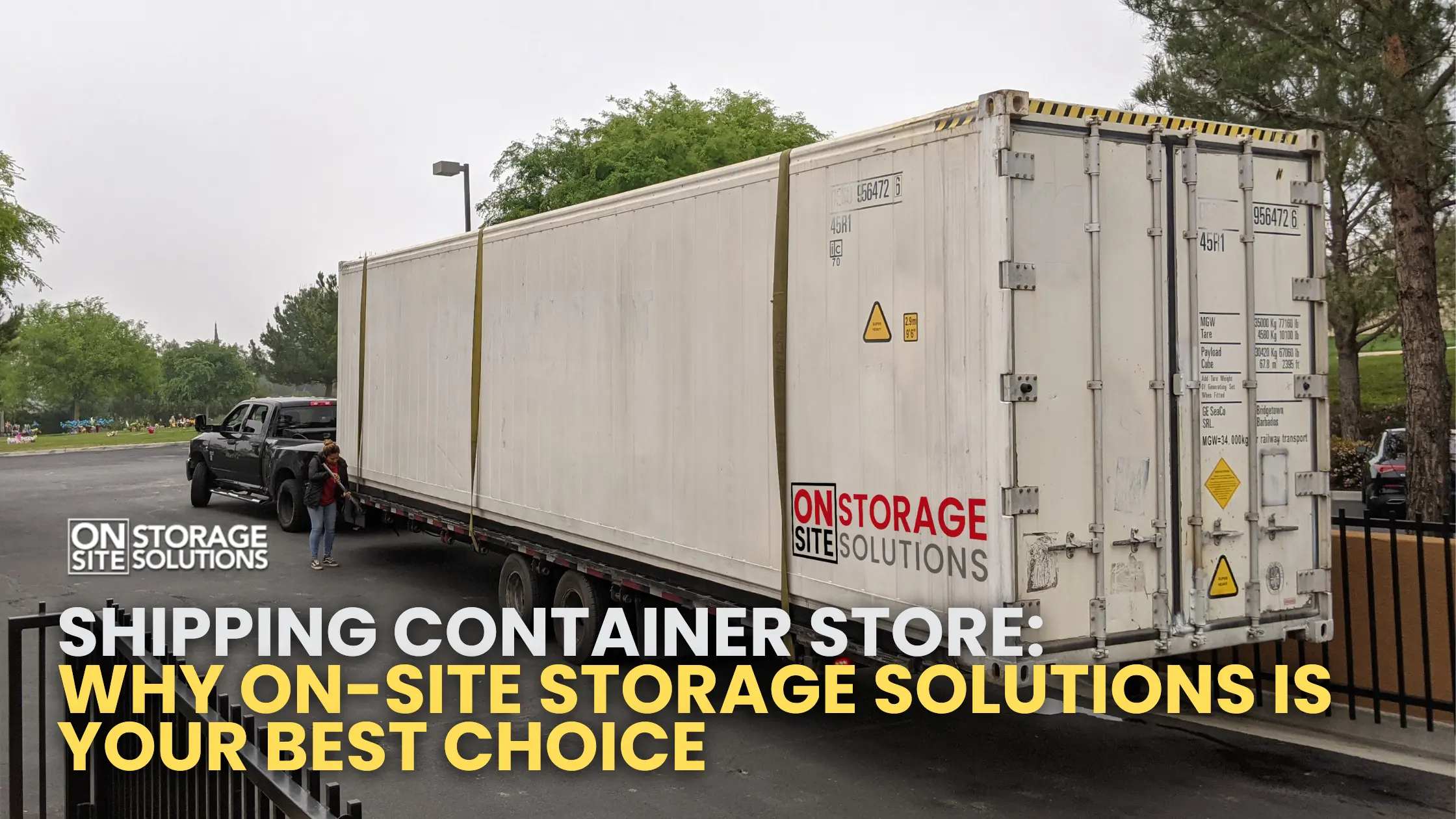 Shipping Container Store: Why On-Site Storage Solutions Is Your Best Choice