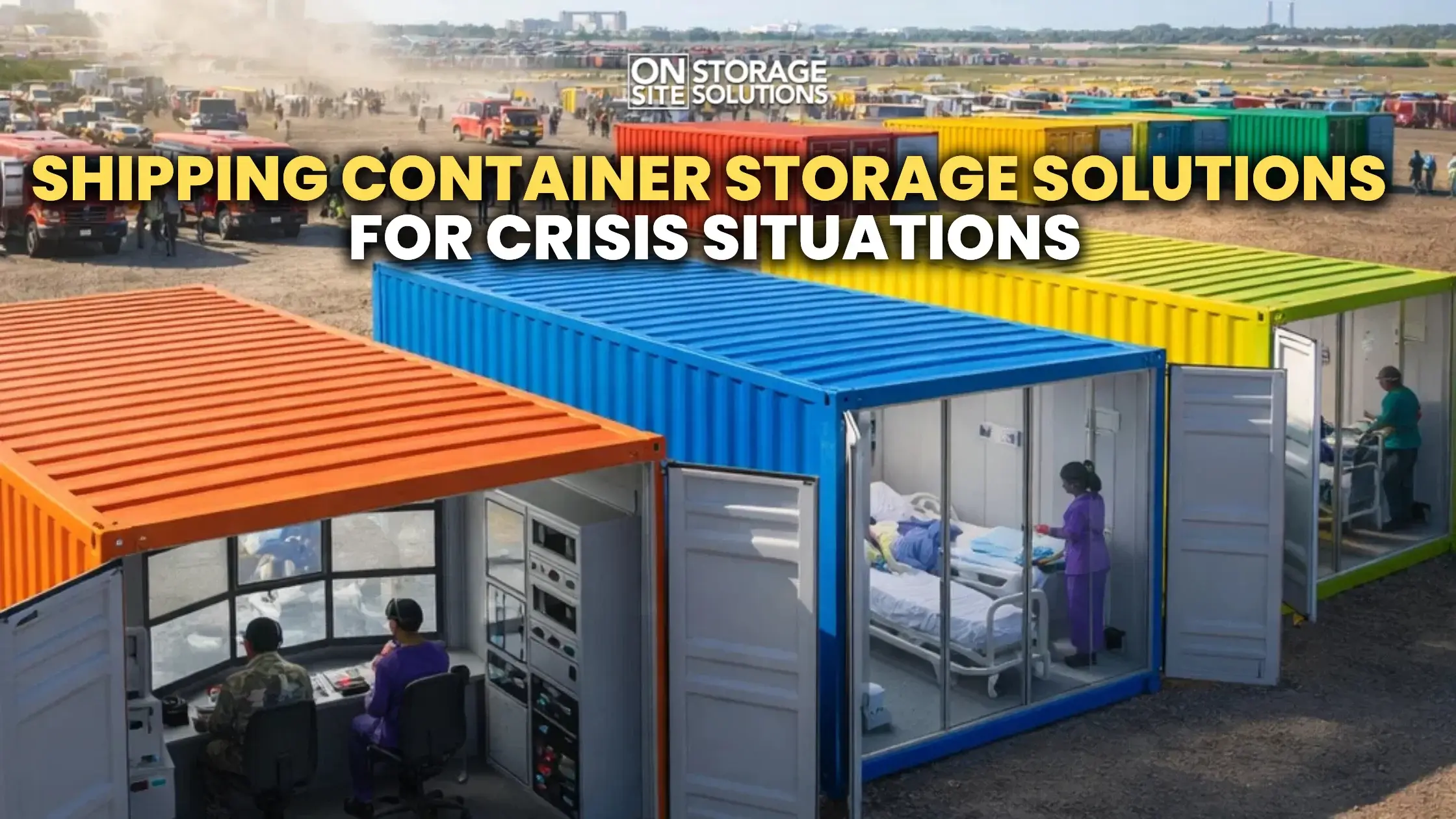 Shipping Container Storage Solutions for Crisis Situations