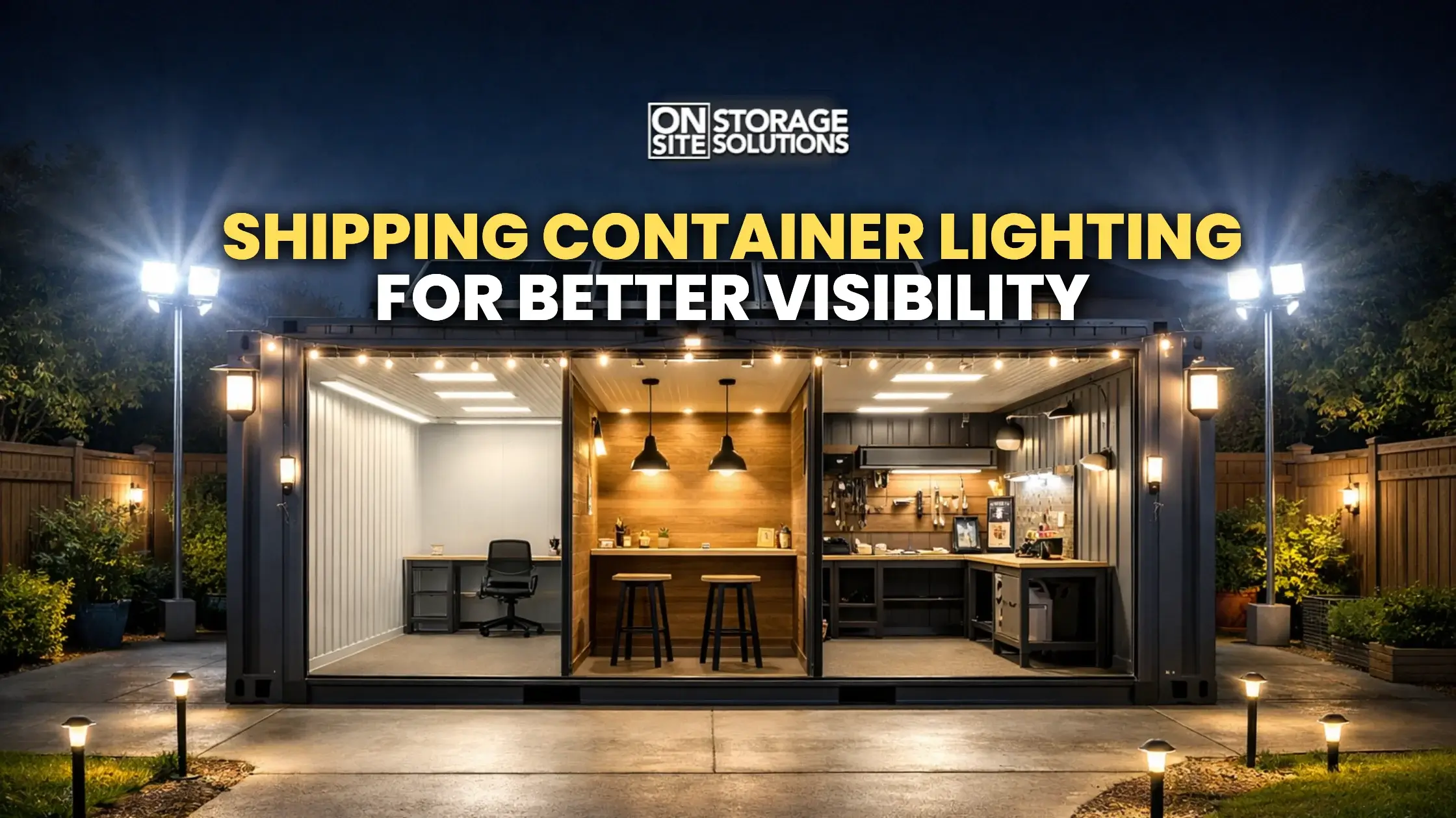 Container Inside Light Shipping Container Lighting for Better Visibility Guide
